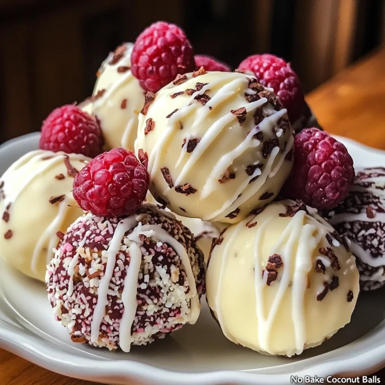 Easy No-Bake Coconut Cream Balls Recipe