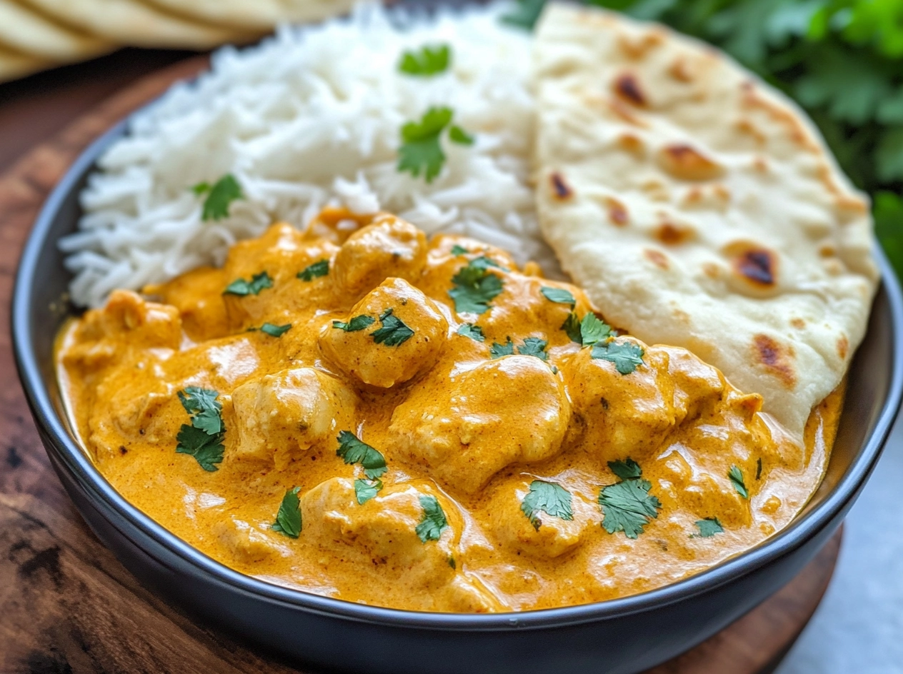Butter Chicken Served