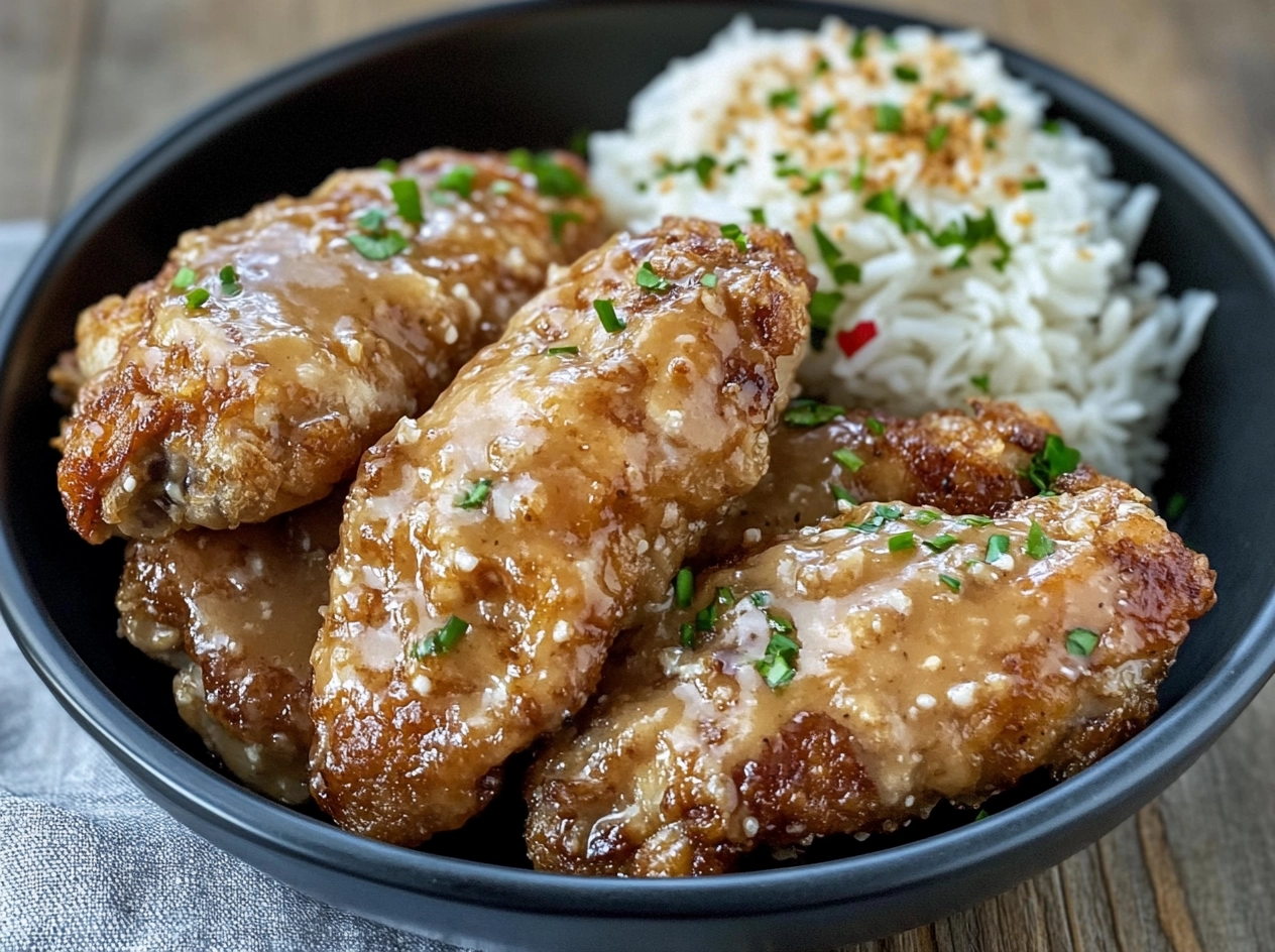 Bang Bang Chicken served