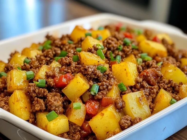 Delicious Ground Beef and Potatoes Casserole Recipe-2