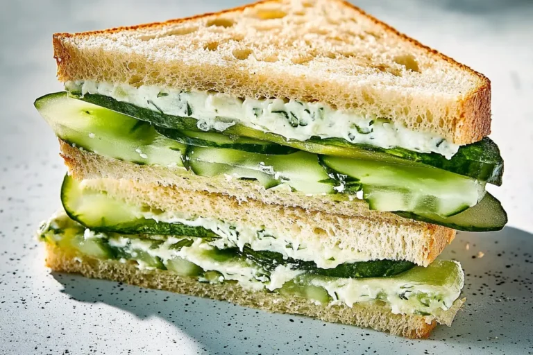Cucumber Sandwich Delight: A Refreshing Treat