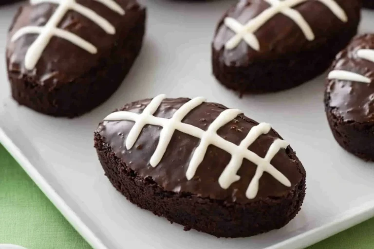 The best fudgy football brownies recipe for game day