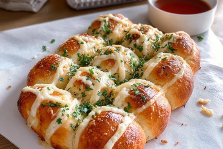 Cheesy Stuffed Garlic Bread Rolls – Easy & Delicious Recipe