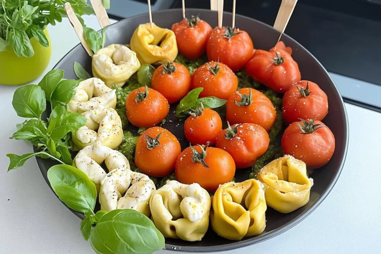 Leckere Tortellini-Tomate-Mozzarella-Spieße: A Tasty Treat