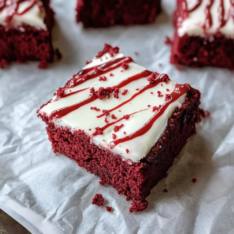 The Best Fudgy Red Velvet Brownies Recipe