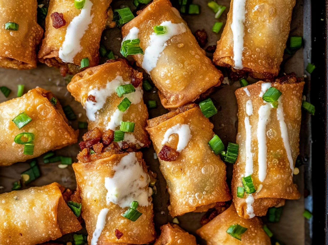 Perfectly Fried Jalapeno Popper Egg Rolls