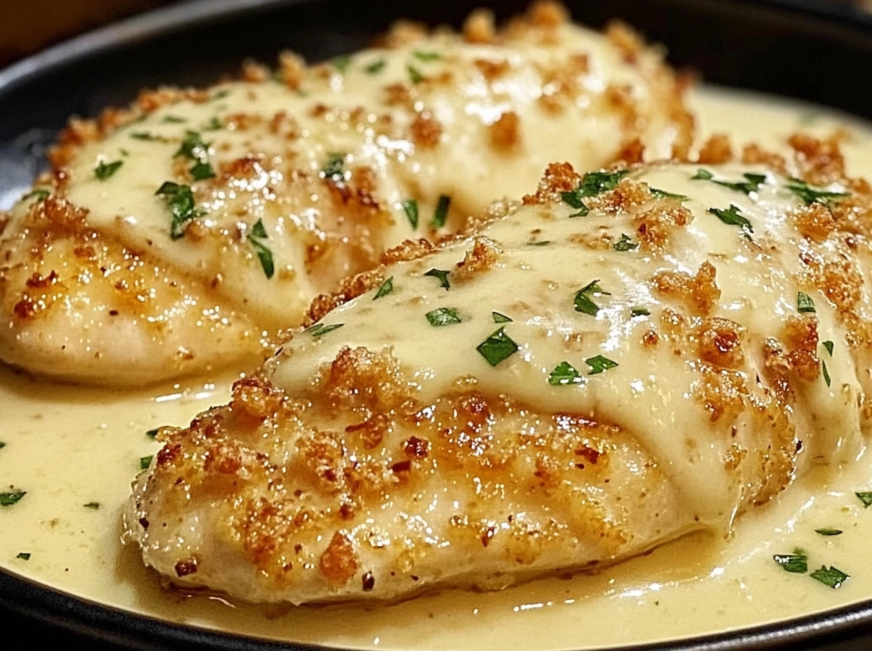 Longhorn Steakhouse Parmesan Chicken - Serving Suggestion