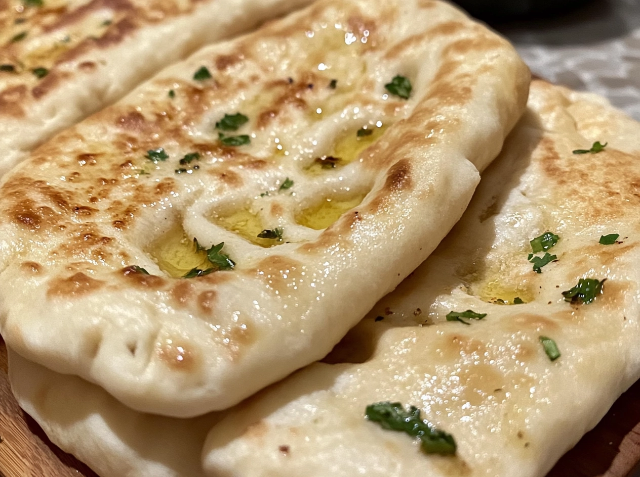 No Oven Turkish Bread Served Fresh