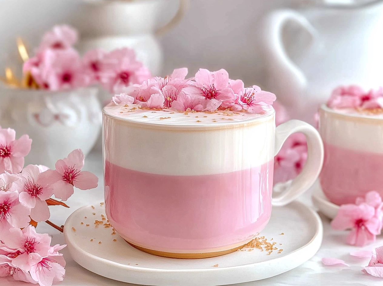 Prepared Sakura Latte