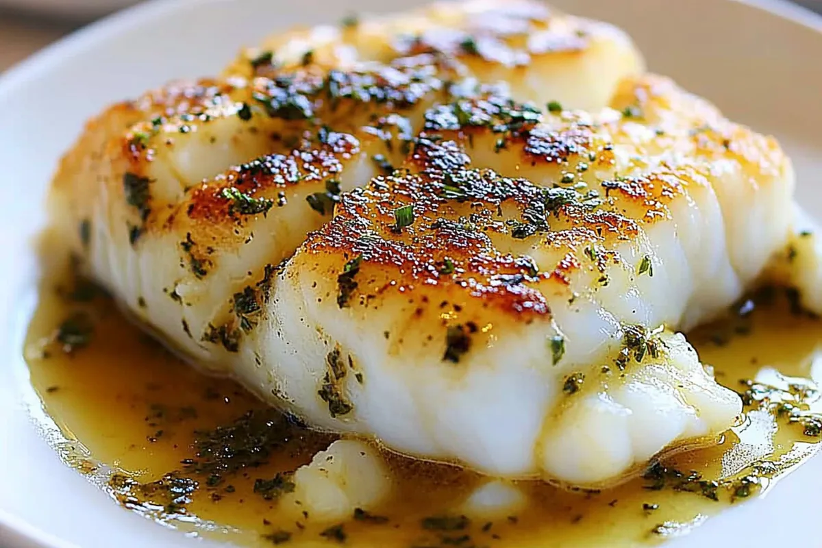 Tips for Golden Seared Cod with Herb Butter Sauce