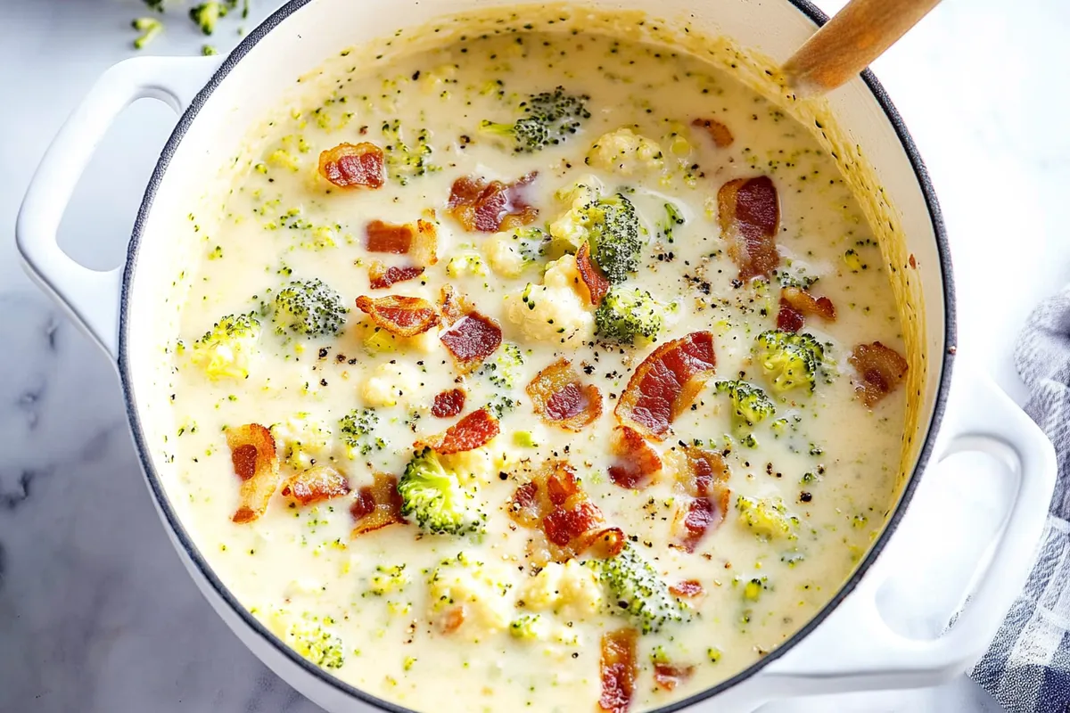 Tips for Broccoli Cauliflower Cheese Soup with Bacon