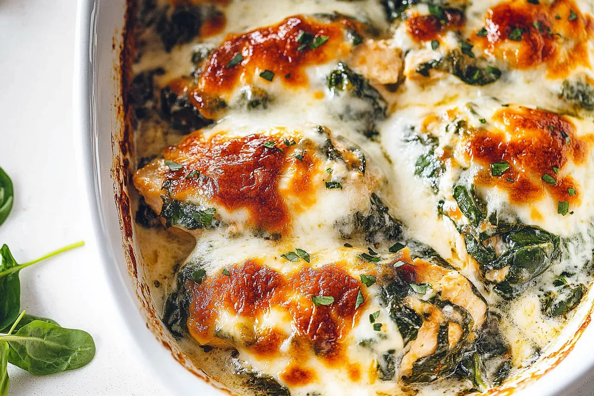 Tips for Spinach Chicken Casserole with Cream Cheese and Mozzarella