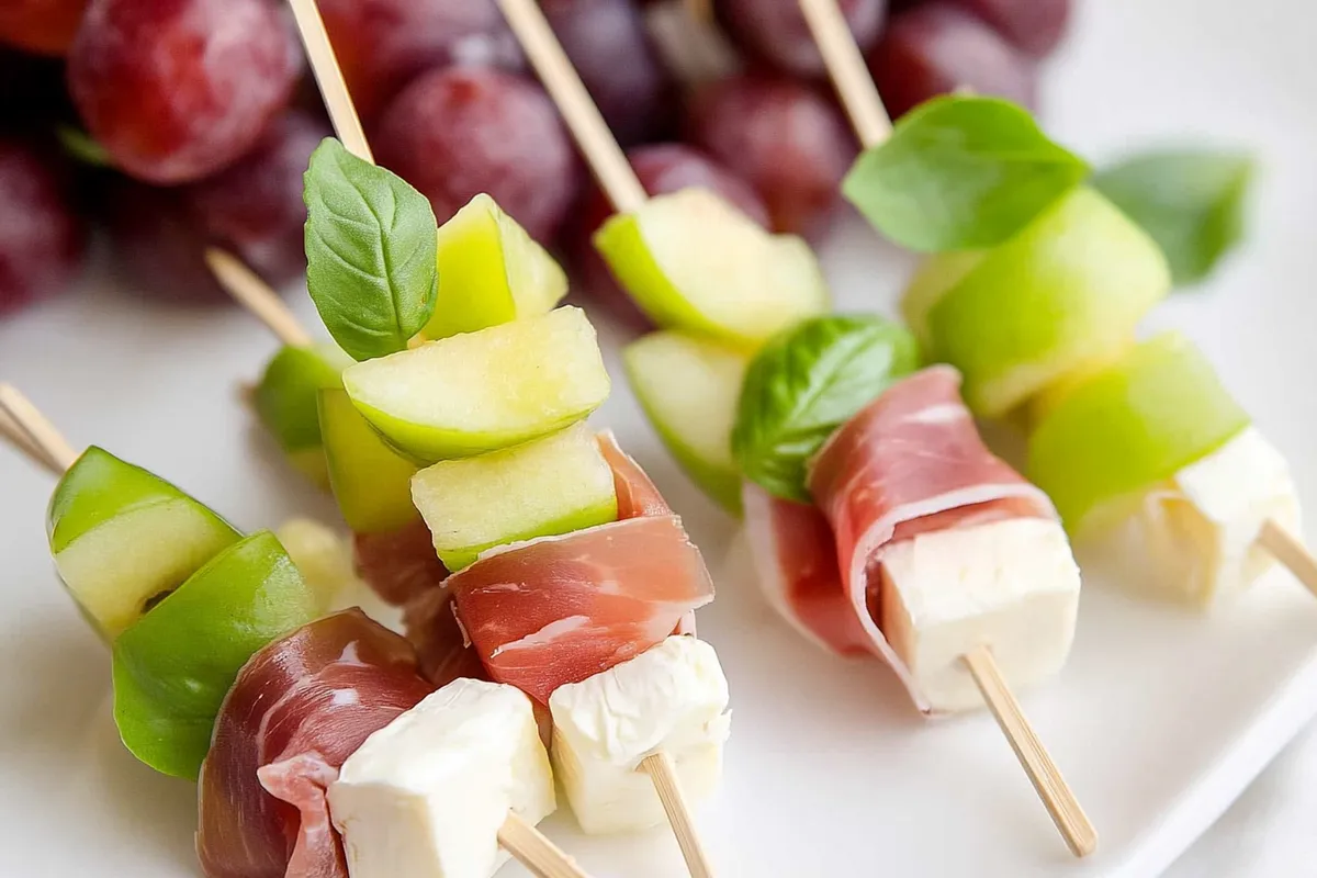 Tips for Brie, Prosciutto and Fruit Skewers