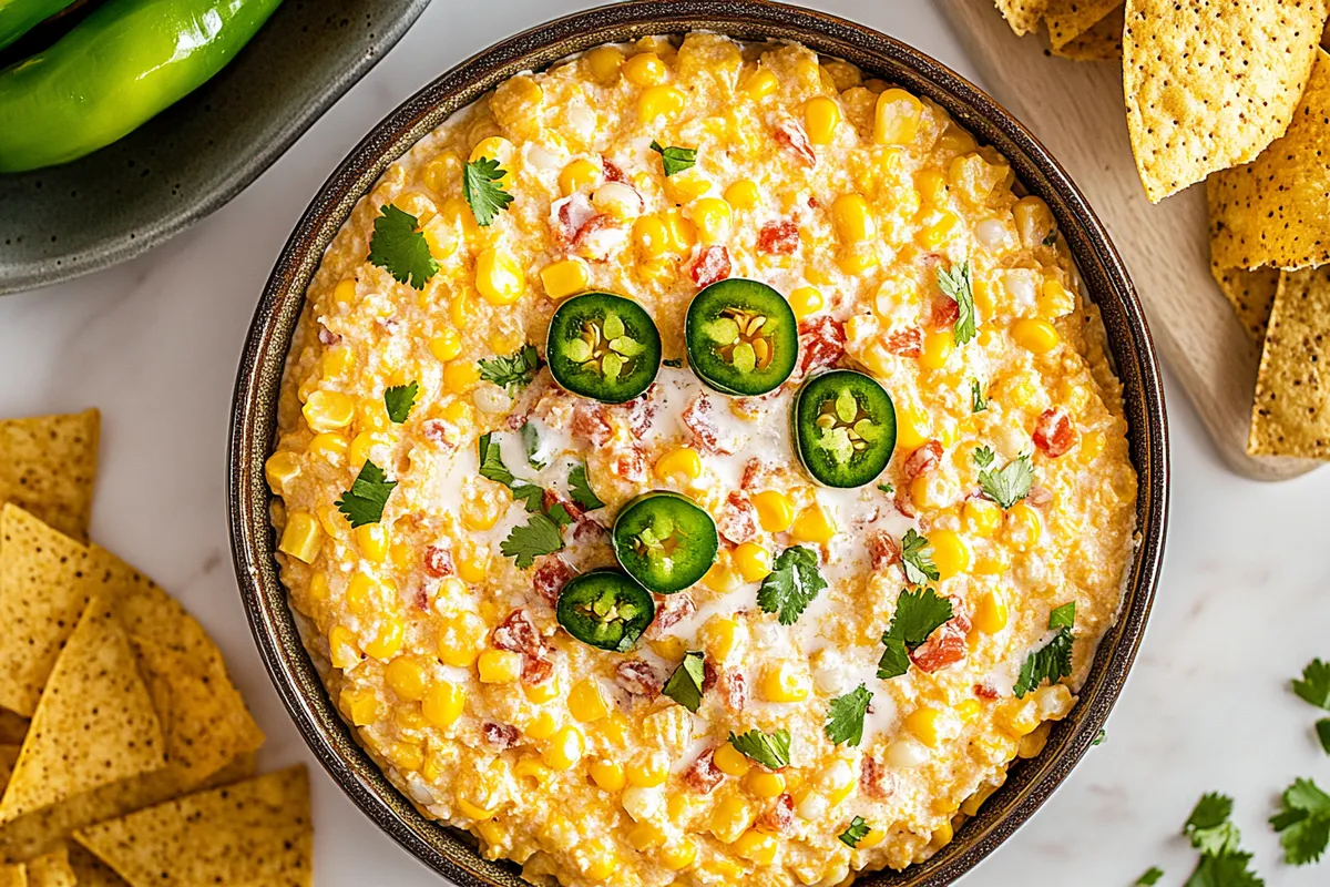 Tips for Crack Corn Dip- Jalapeno corn 
