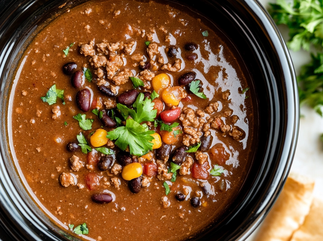 Slow Cooker Beef Chili