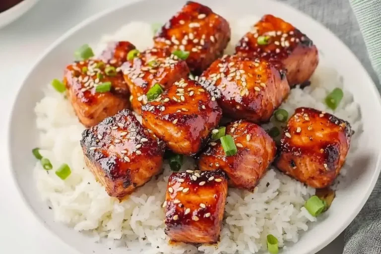 Mouthwatering Honey Garlic Salmon Bites Recipe