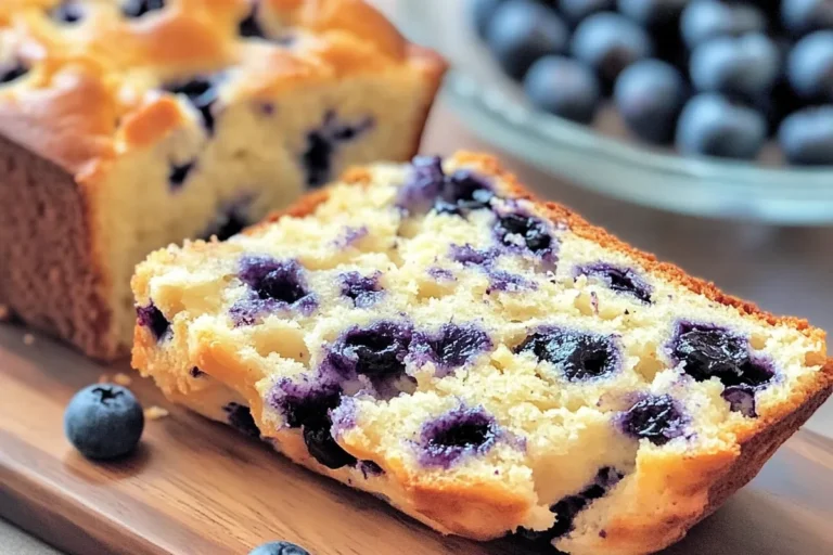 Blueberry Cream Cheese Bread: A Deliciously Moist Treat