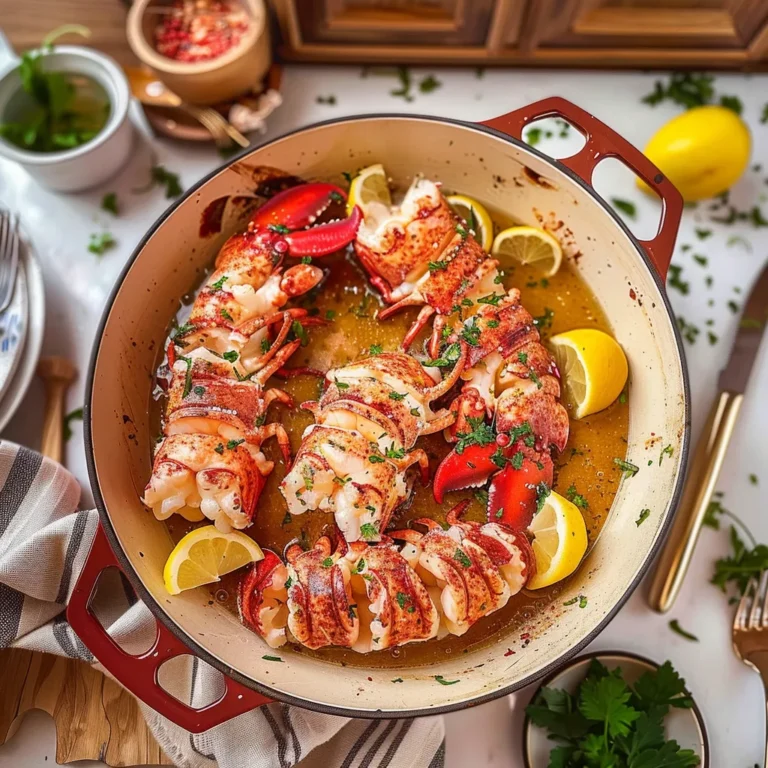 Butter Poached Lobster Tails: A Decadent Delight