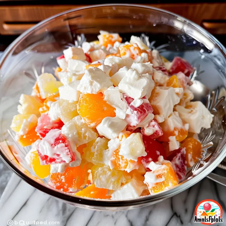 Ambrosia Salad Recipe with Cool Whip: A Creamy Delight