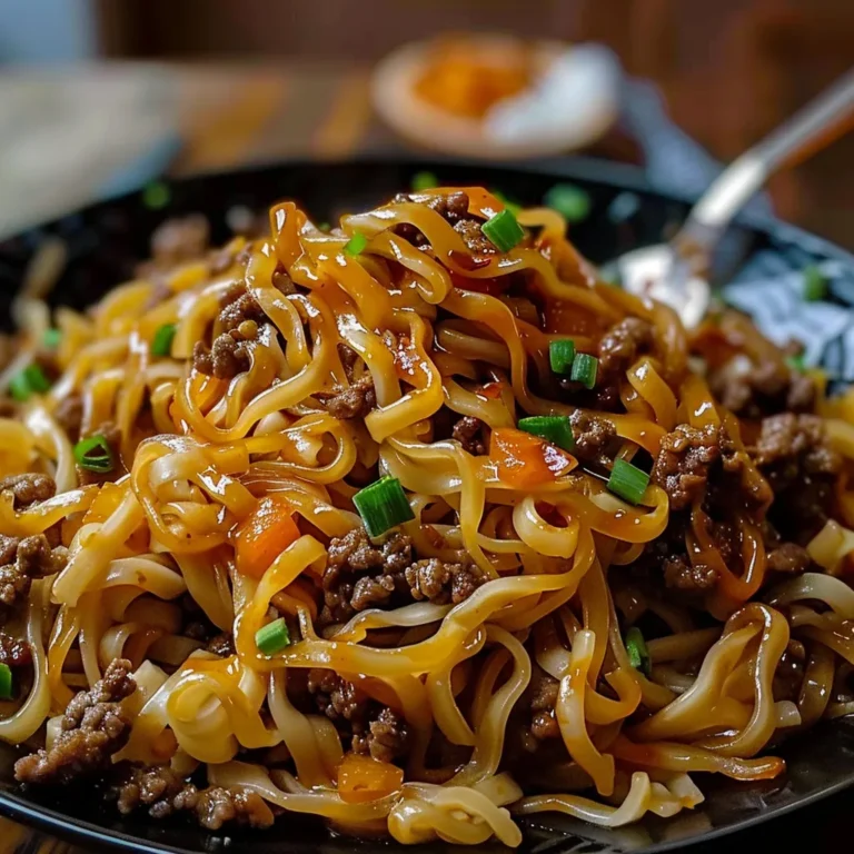 Mongolian Ground Beef Noodles – A Quick and Delicious Meal