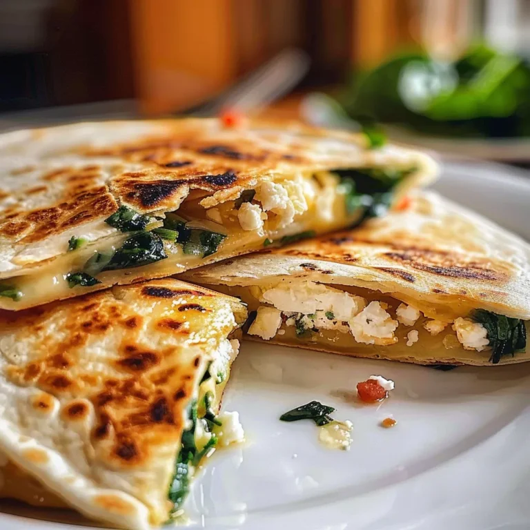 Spinach and Feta Quesadillas: A Delicious Easy Recipe