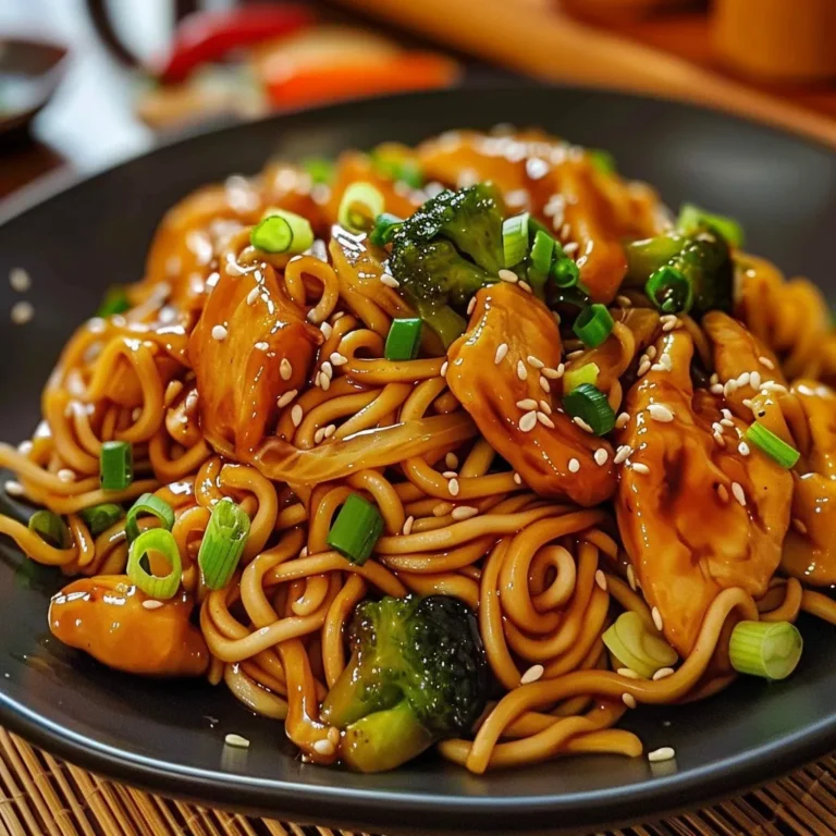 Chicken Teriyaki Noodles: Quick & Savory Recipe Delight