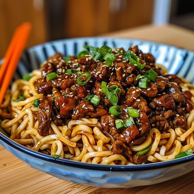 Sticky Hoisin Beef Noodles: A Flavorful One-Pan Delight
