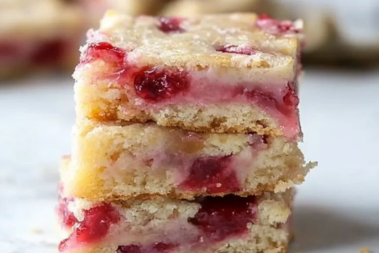 Strawberry Lemon Blondies: Sweet and Tangy Treats
