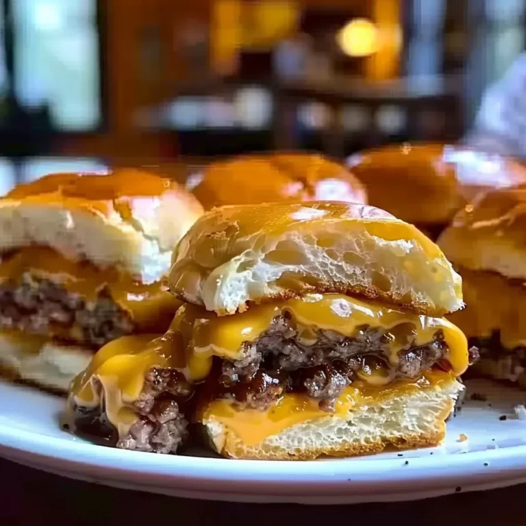 Cheeseburger Sliders with Hawaiian Rolls: A Flavorful Twist