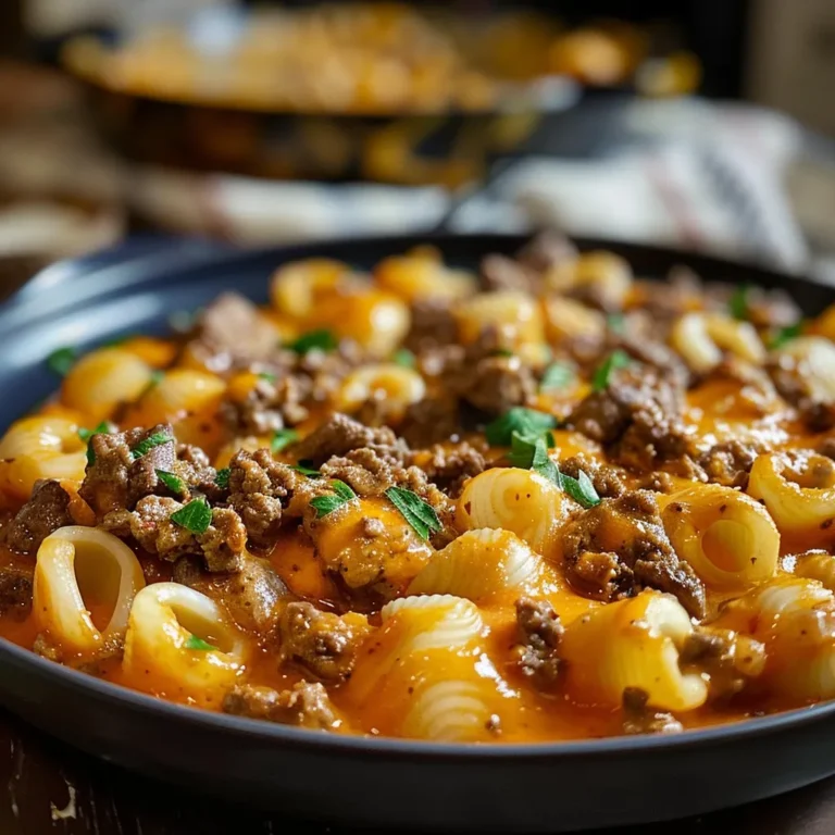 Creamy Beef and Shells: A Delicious Comfort Food Dish