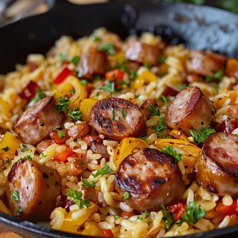 Sausage and Rice Skillet: A Quick & Delicious Weeknight Meal