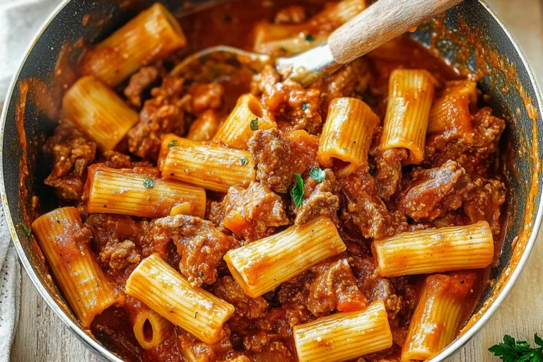 Beef Pasta in Tomato Sauce: Simple & Delicious Recipe