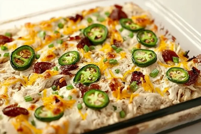 Jalapeno Popper Chicken Casserole: A Spicy Comfort Dish