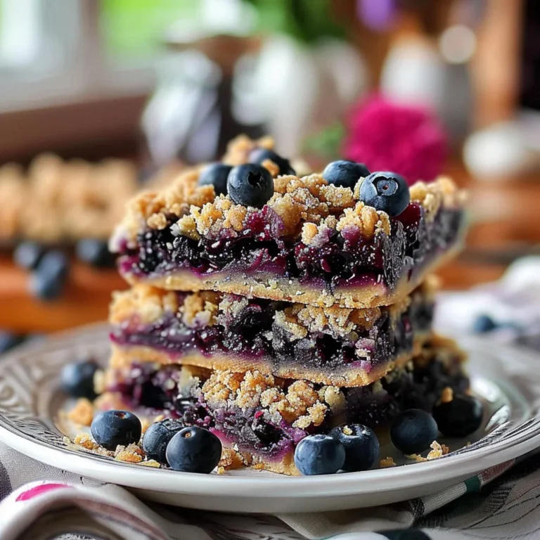 Blueberry Crumble Bars: A Delightful Dessert Recipe