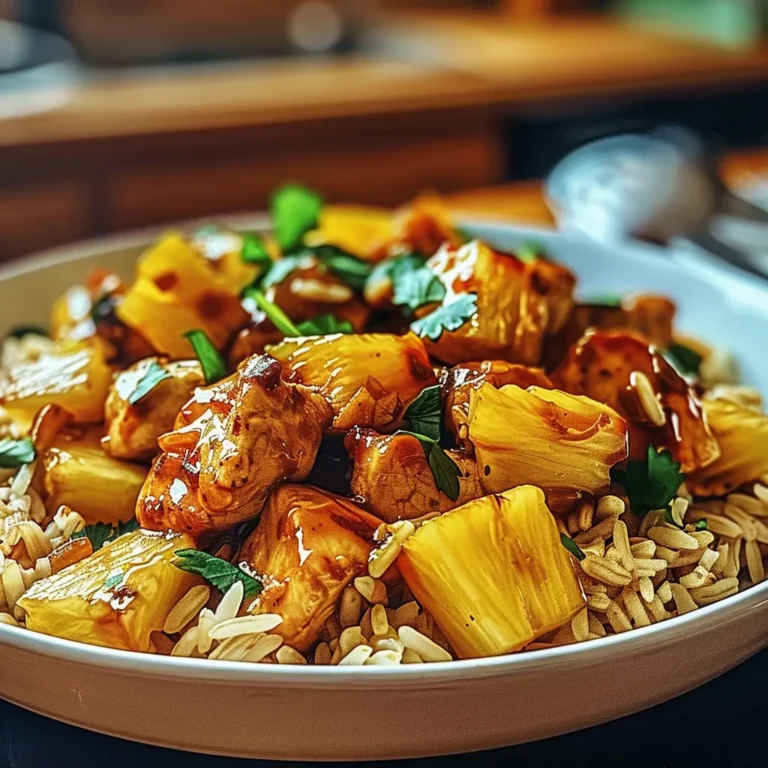 Tropical Pineapple Chicken & Rice Delight Recipe