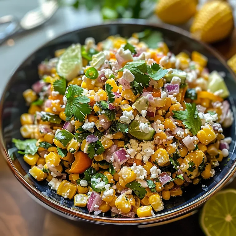 Mexican Street Corn Salad: Fresh & Flavorful Recipe