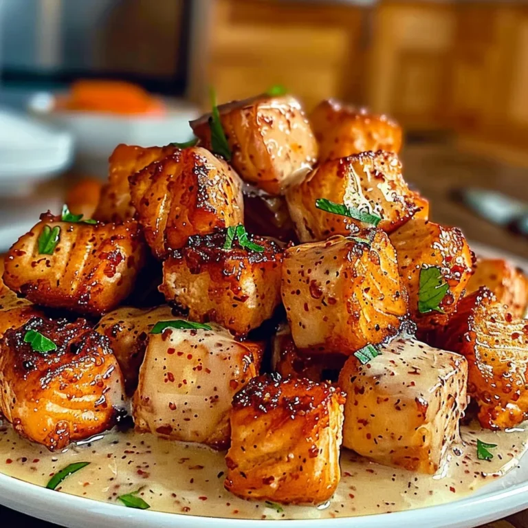 Crispy Spicy Salmon Bites