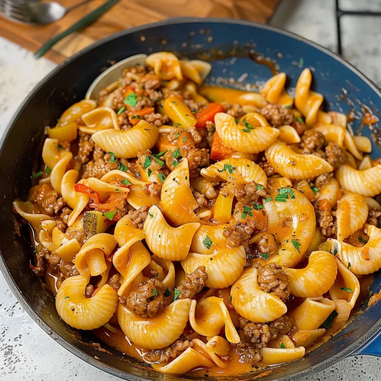 One-Pot Hamburger Pasta With Veggies: Quick & Easy Recipe