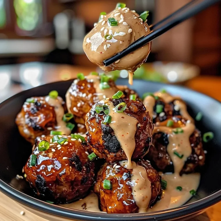Korean BBQ Meatballs with Spicy Mayo Dip Recipe