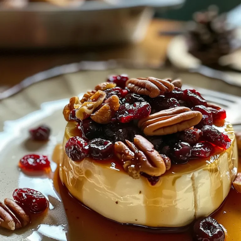 Baked Brie with Cranberries and Pecans: A Festive Delight