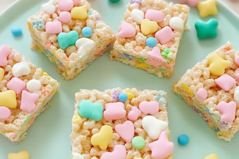 Lucky Charm Rice Krispie Treats: Sweet, Colorful Delights