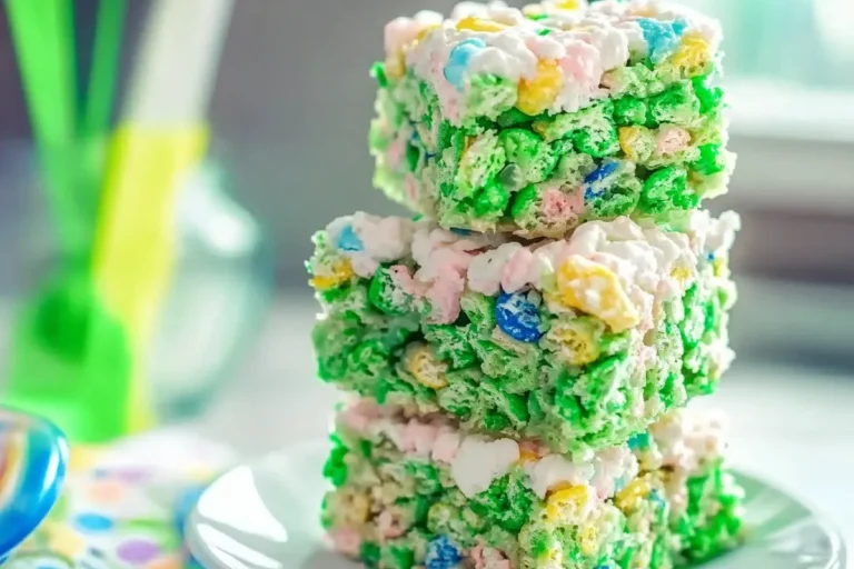 How to Make Lucky Charm Rice Krispie Treats in Minutes