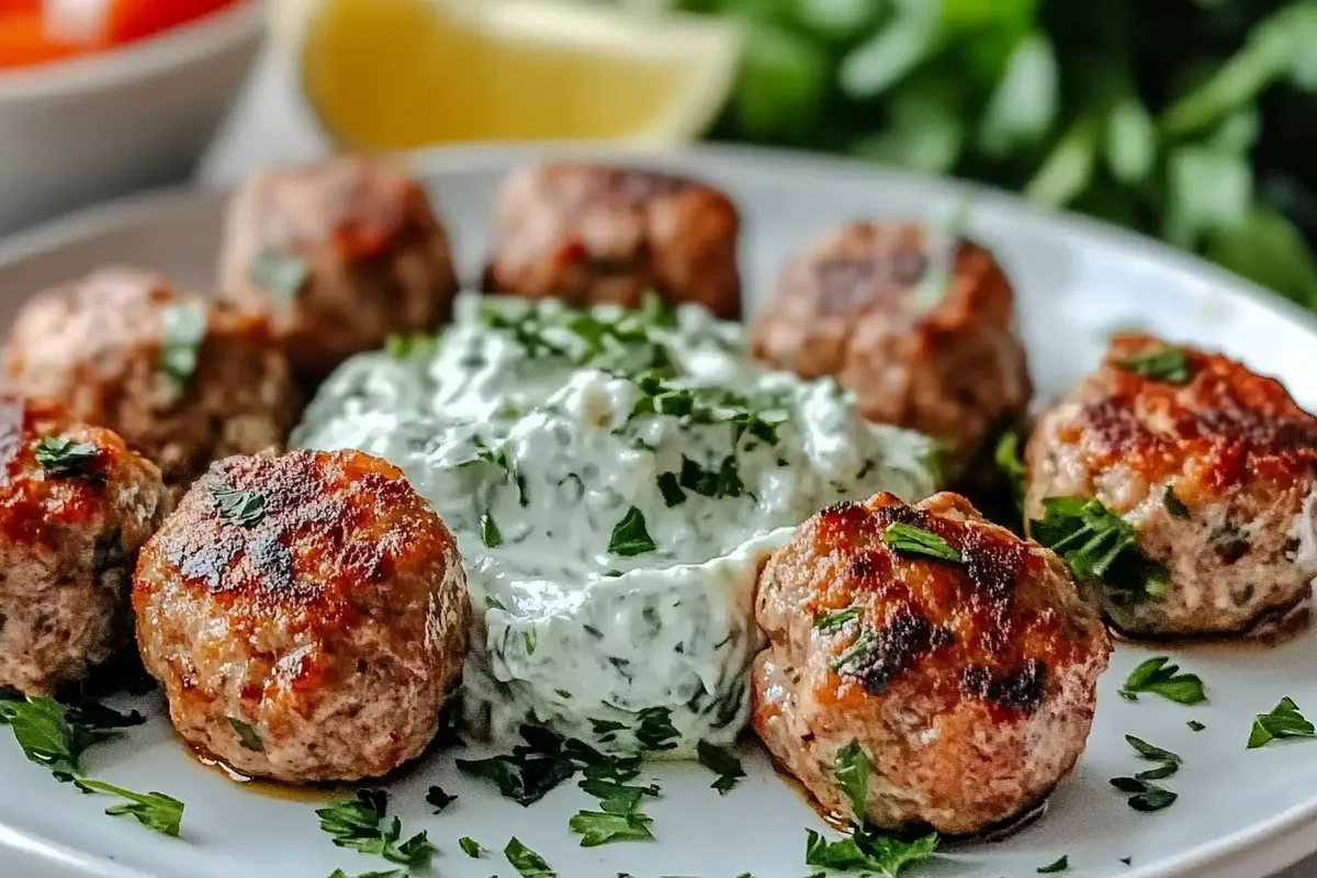 Tips for Greek Turkey Meatballs with Tzatziki