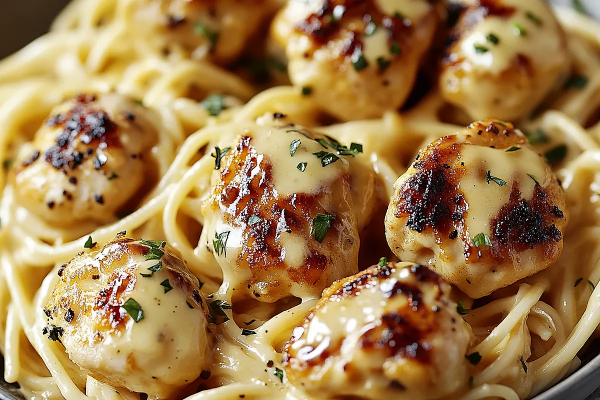 Tips for Garlic Butter Chicken Bites with Creamy Parmesan Pasta