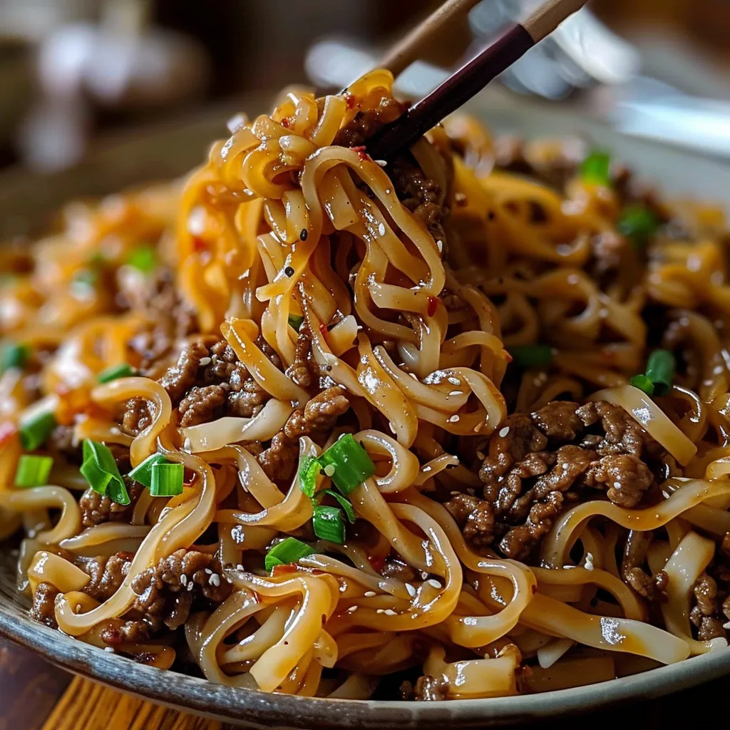 Tips for Mongolian Ground Beef Noodles