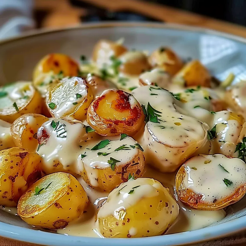 Tips for Easy Creamy Garlic Sauce Baby Potatoes