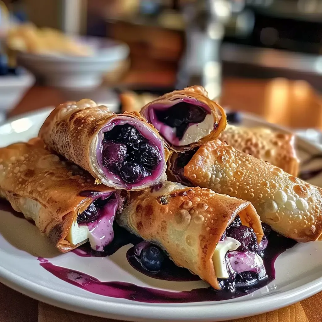 Tips for Blueberry Cream Cheese Egg Rolls Recipe