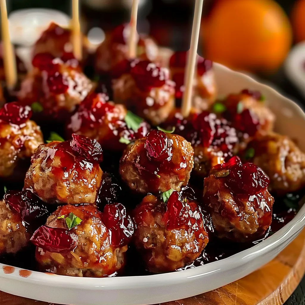 Tips for Holiday Meatballs with Cranberry & Orange Sauce