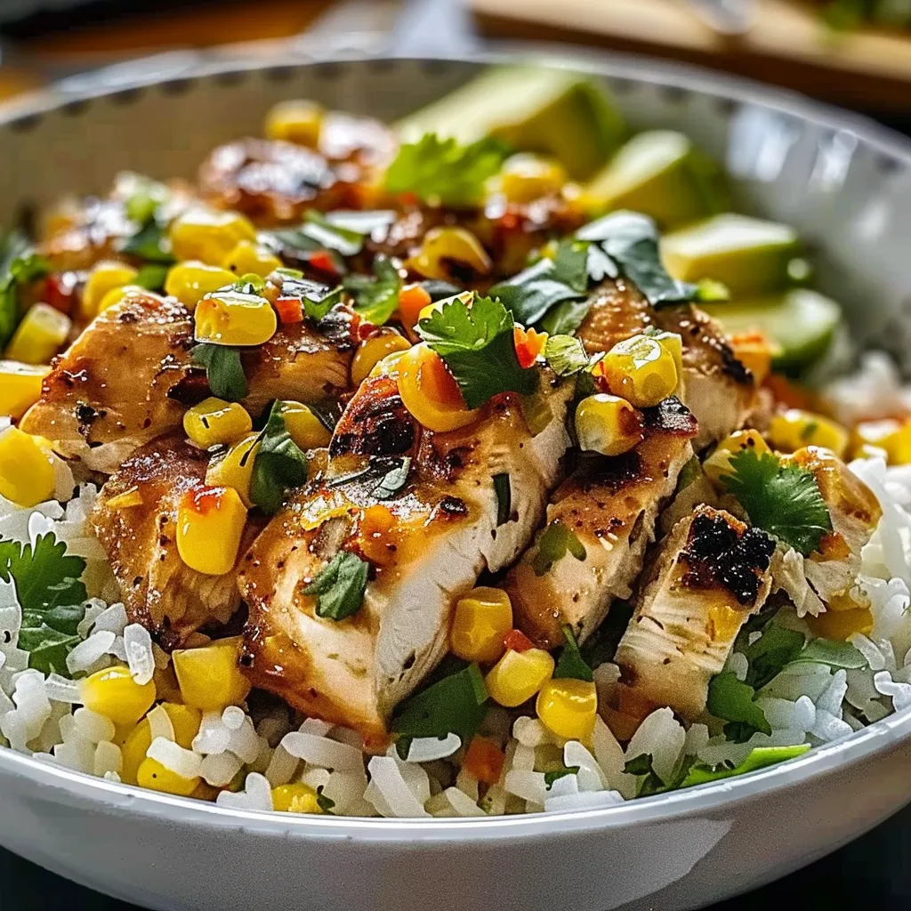 Tips for Street Corn Chicken Rice Bowl