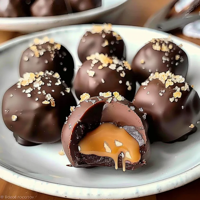 Easy Salted Caramel Fudge Truffles Recipe Delight